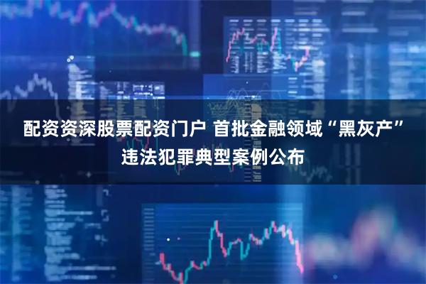 配资资深股票配资门户 首批金融领域“黑灰产”违法犯罪典型案例公布