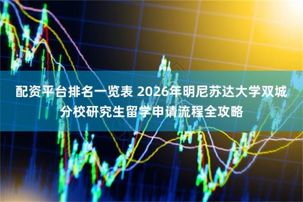 配资平台排名一览表 2026年明尼苏达大学双城分校研究生留学申请流程全攻略